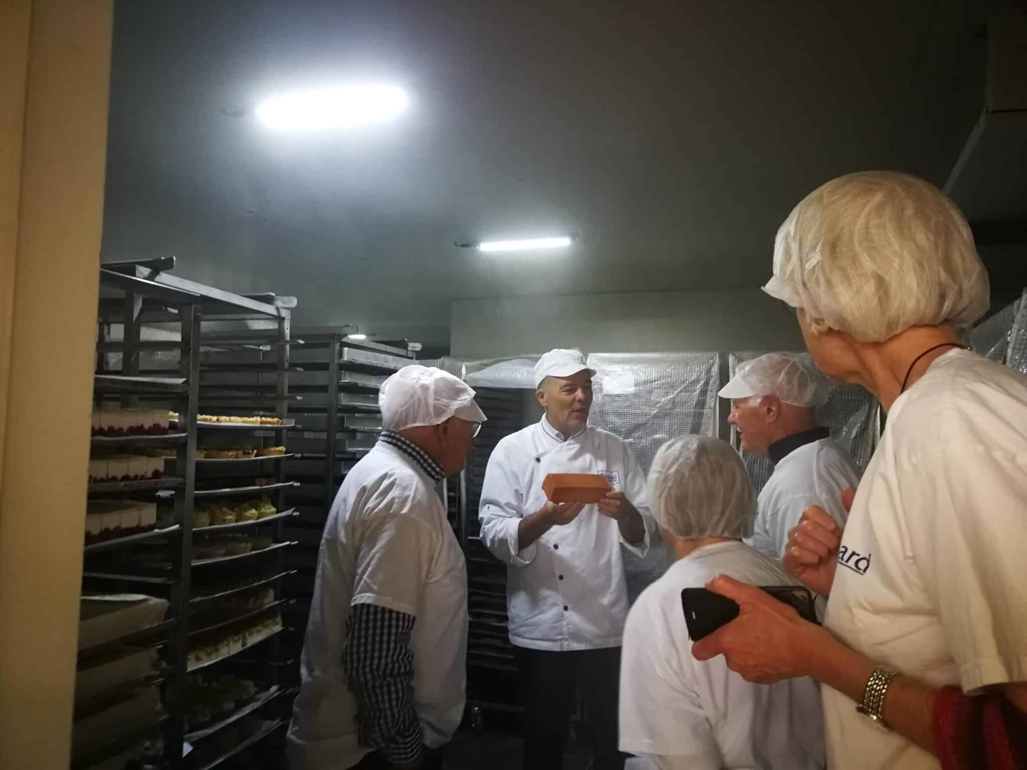 Besuch der Produktion der Bäckerei Reinhard in Bolligen