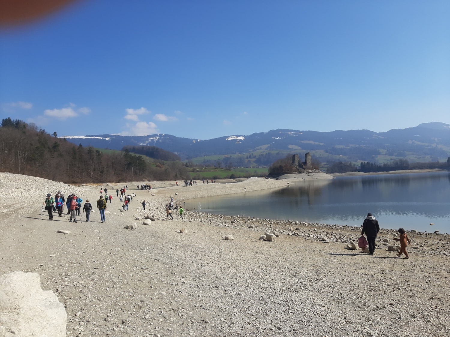 Wanderung zur Île d’Ogoz – ein Glückstreffer