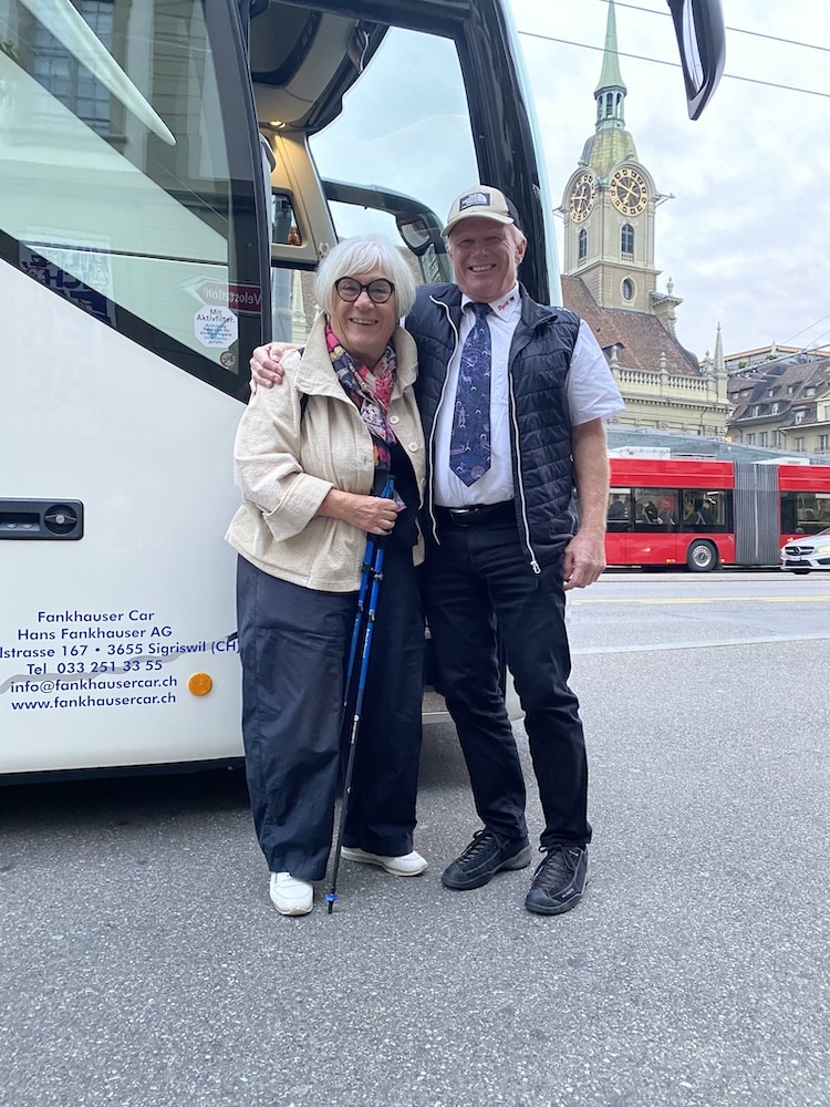 Carfahrt nach Prangins und Schlossbesichtigung